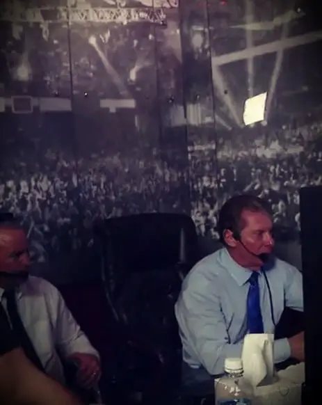 Vince McMahon along with the production team are always talking to wrestlers through their headsets to time their come out perfectly 