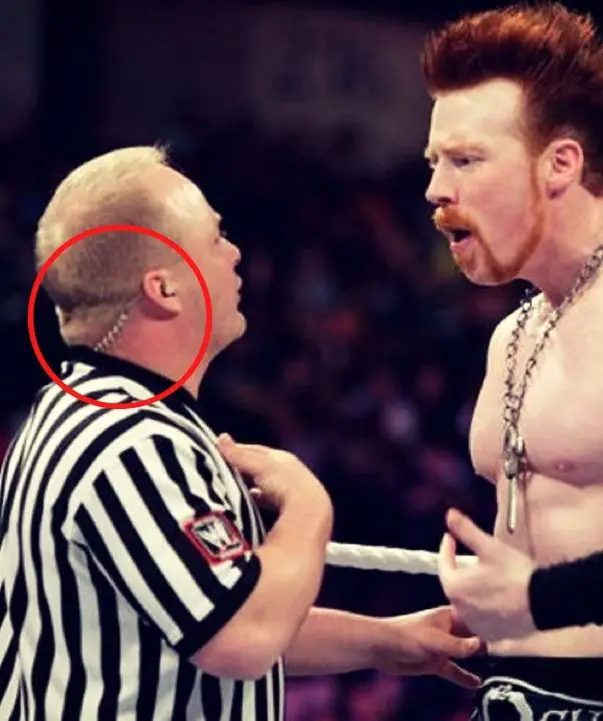 WWE referee earpiece