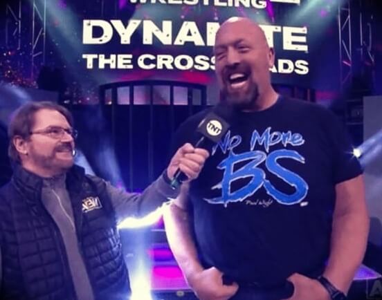 The Big Show being welcomed in AEW