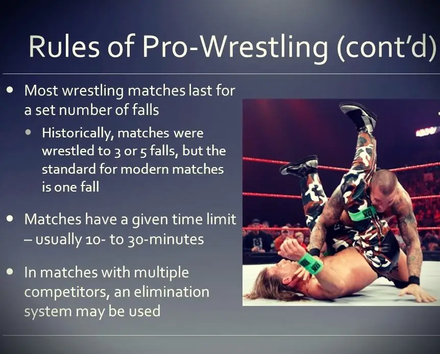 rules of pro wrestling